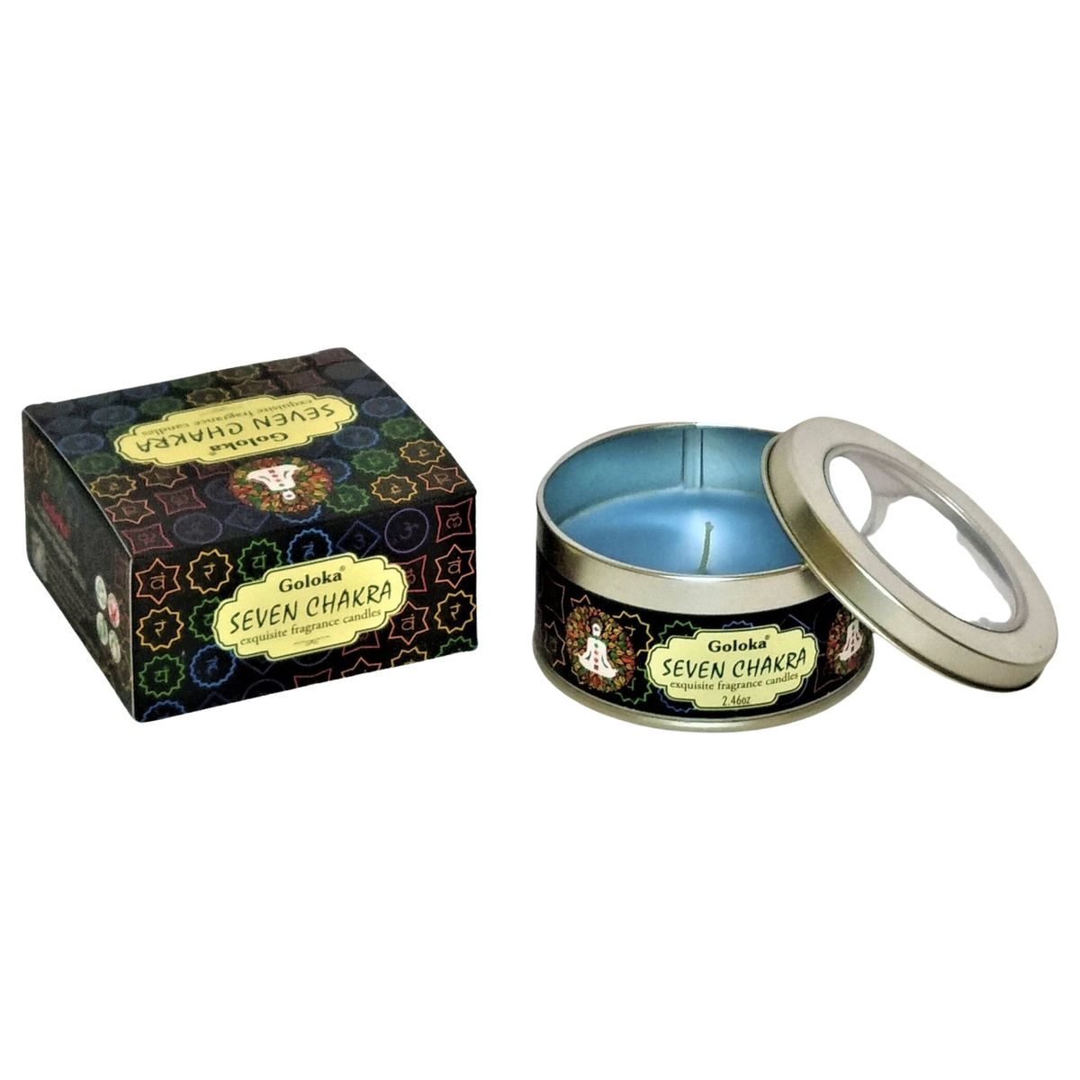 GENERICO - Vela Aromática Siete Chakras - Goloka