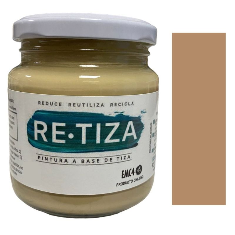 RETIZA - CAFÉ LATTE/NUDE  250 grs. Pintura Tizada/Vintage base agua mate