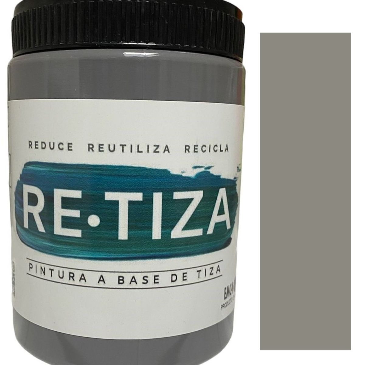 RETIZA - GRIS OSCURO-GRAFITO 1 kilo. Pintura Tizada/Vintage base agua mate