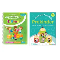 SOPENA - Pack Matemáticas Entretenidas 4 Años y Cuaderno de Actividades PreKinder
