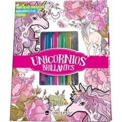 LATINBOOKS - Megakit De Arte -Unicornios Brillantes