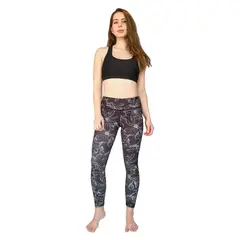 H2O WEAR - Mujer Calza Legging Flor lineal Rosado