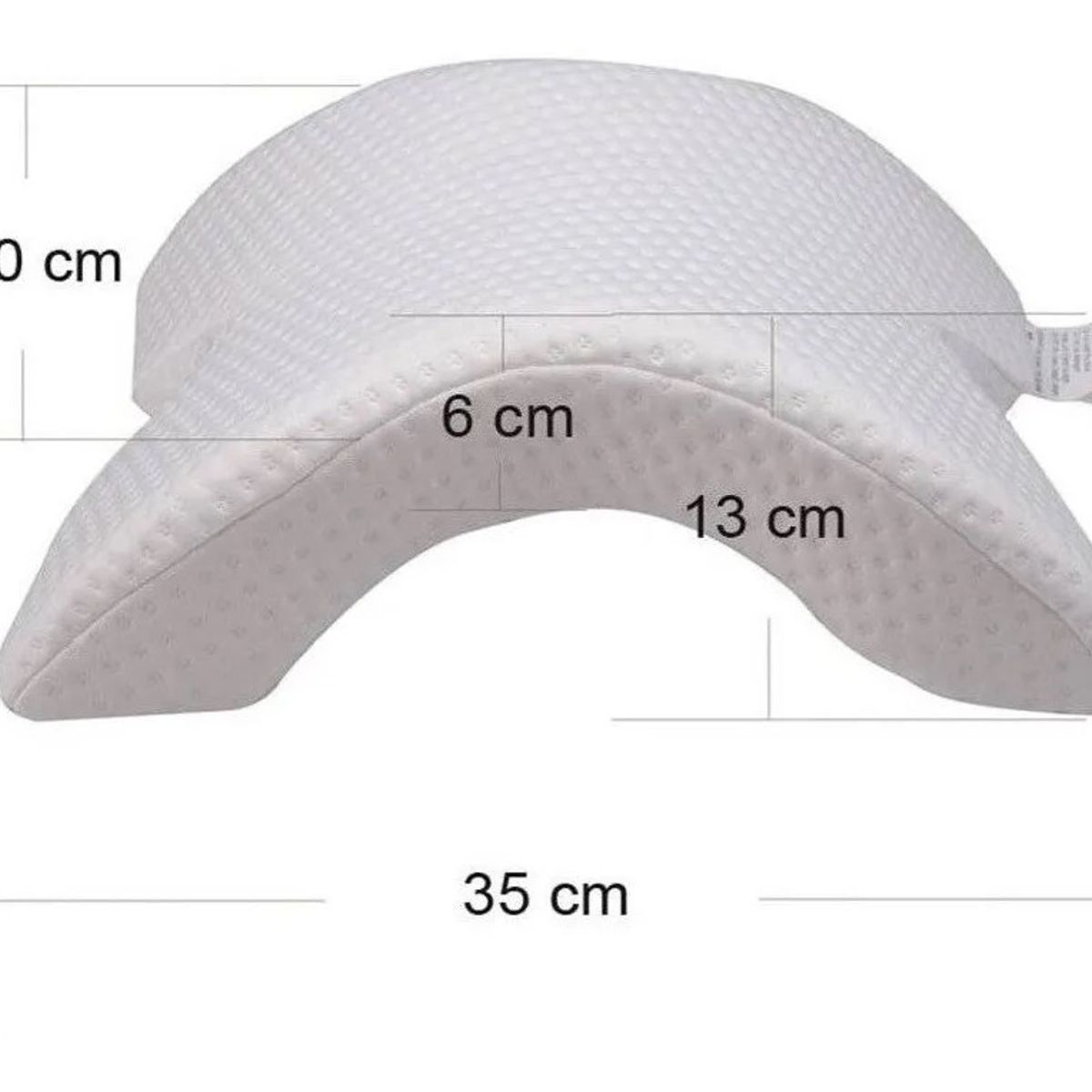 GENERICO - Almohada Ortopedica Ekohome Memory Cojin Curvo Cervical