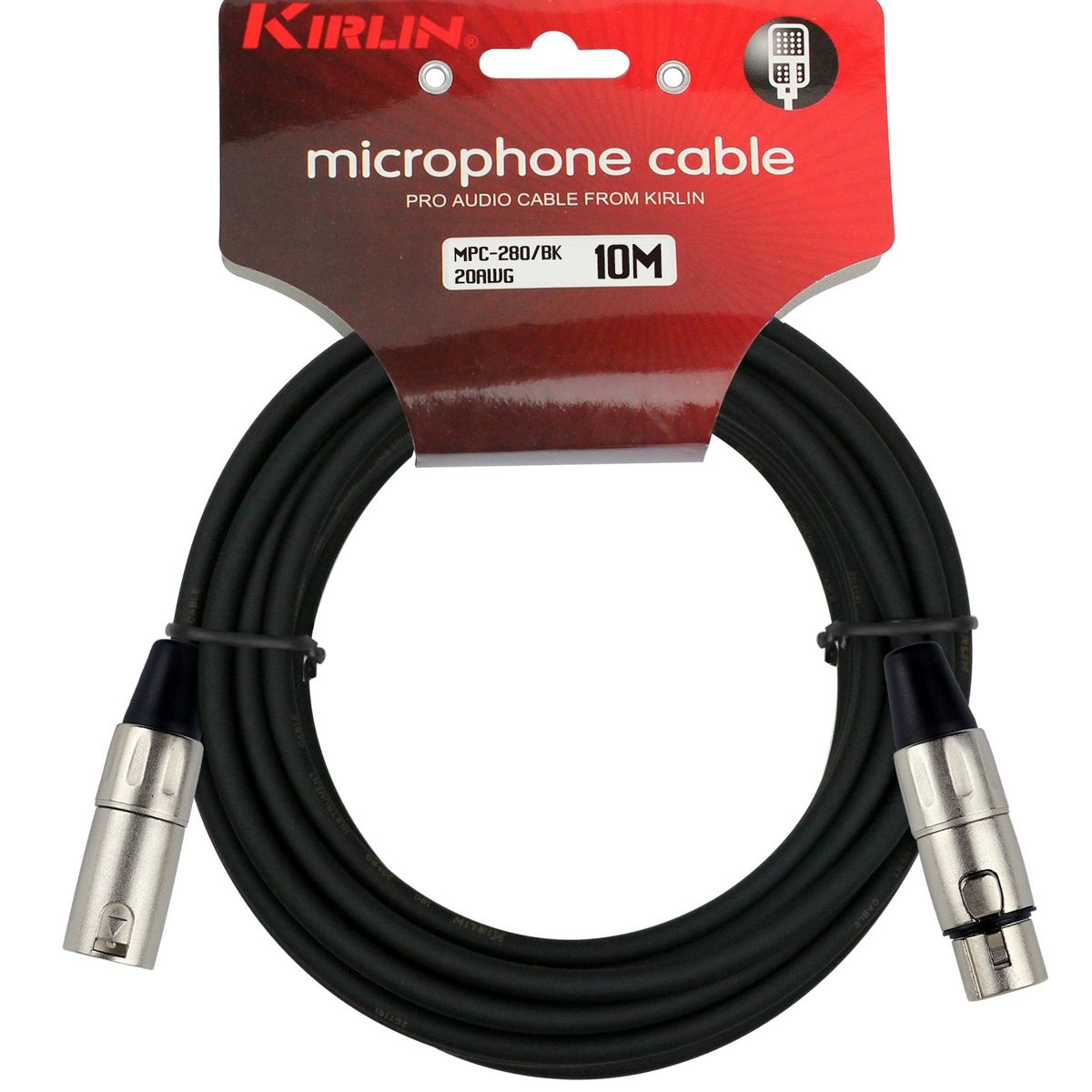 KIRLIN - Cable Micrófono Kirlin Serie C Xlr 10M Mpc-280-10