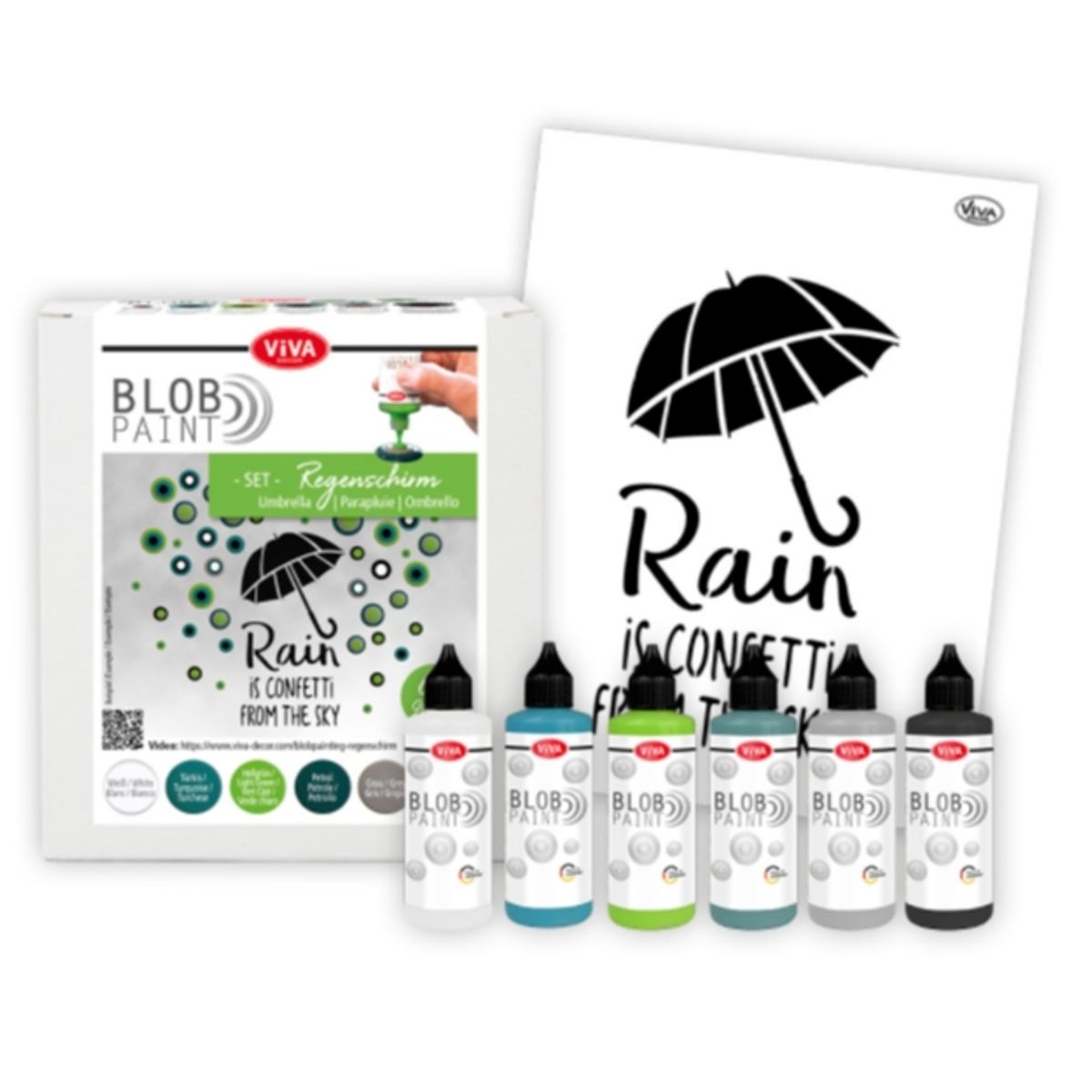 GENERICO - Pintura BLOB Color 90ml (Set De 6 Colores) – UMBRELLA