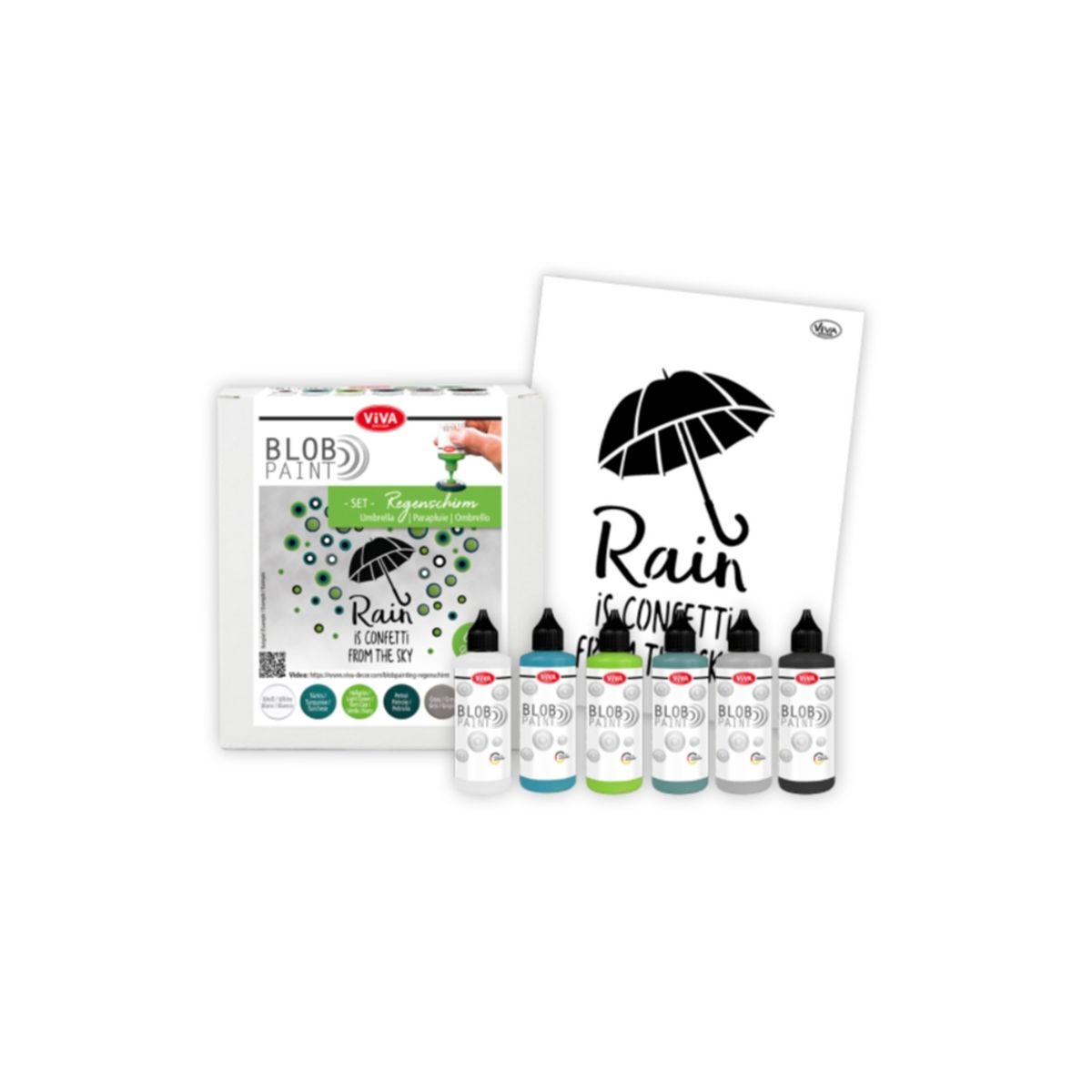 GENERICO - Pintura BLOB Color 90ml (Set De 6 Colores) – UMBRELLA