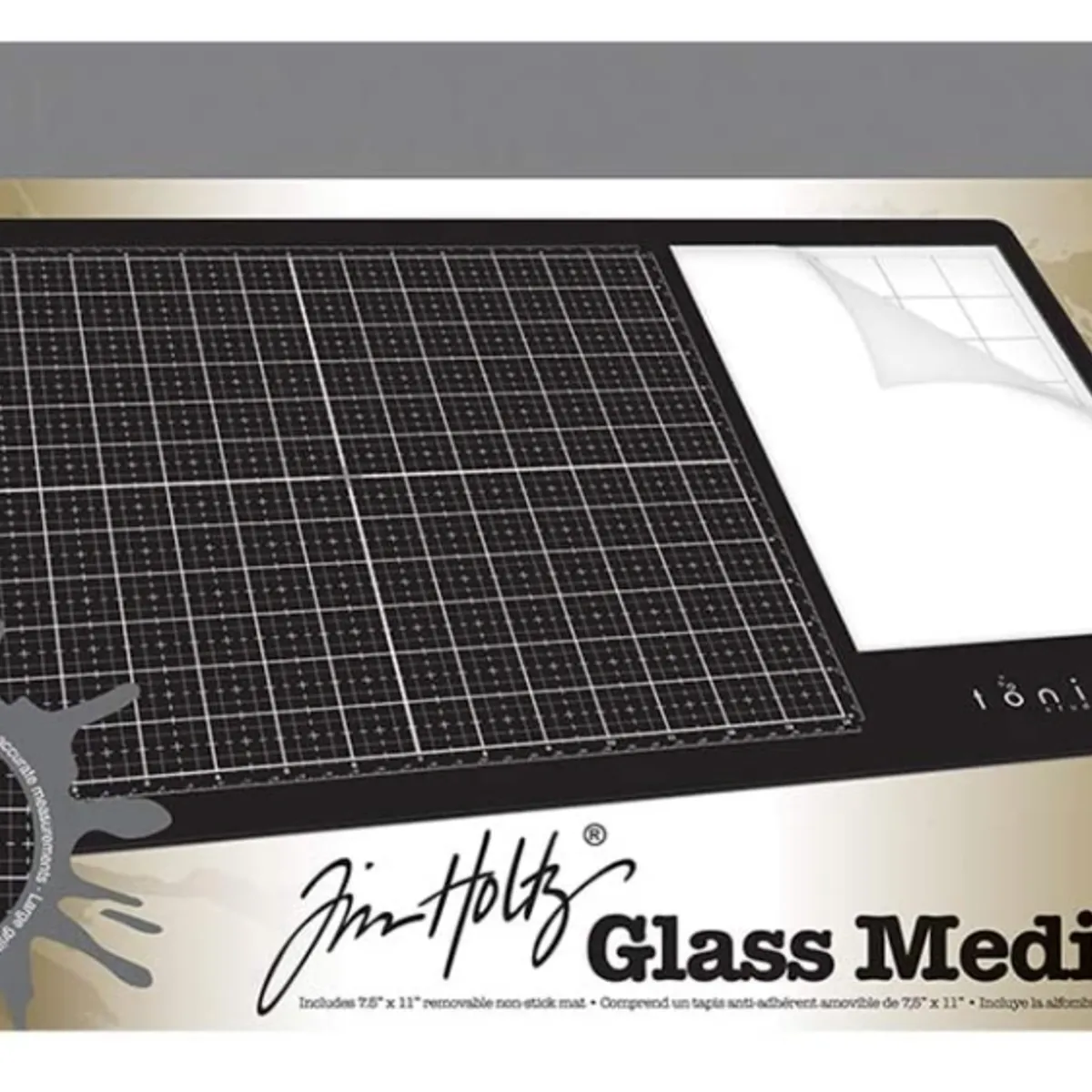 GENERICO - Alfombra de corte profesional de vidrio templado  1u