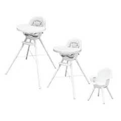 BOON - Silla para Comer Evolutiva Grub - Blanca