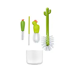 BOON - Cacti Set de Cepillos de Limpieza - Verde
