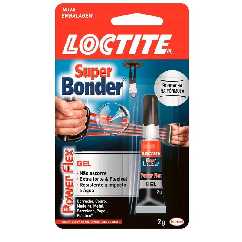 HENKEL - Super Bonder Loctite Power Flex Gel Henkel Adhesivo Instanta