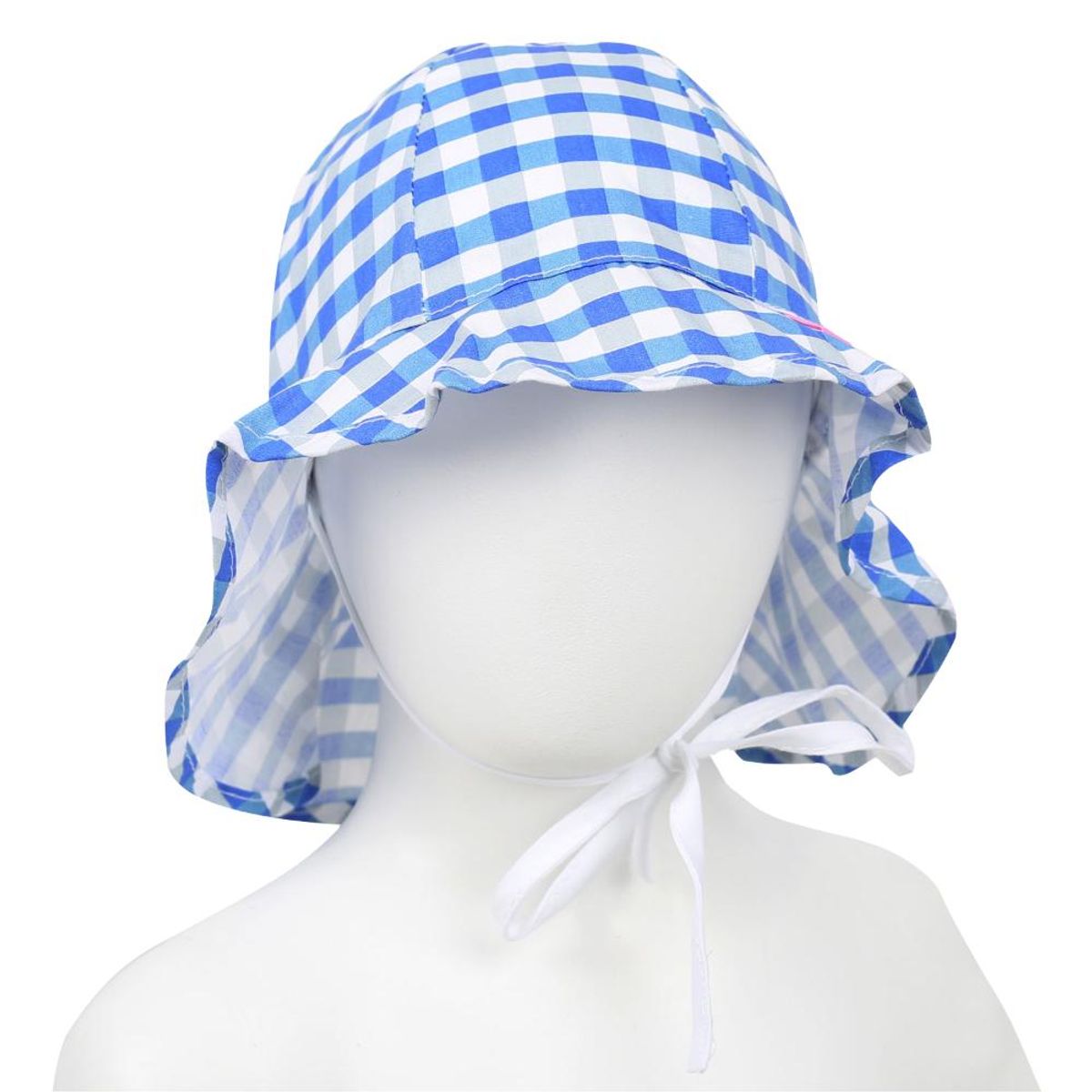 PILLIN - Gorro Bebé Niña Algodón Verano Azul Pillín PILLIN
