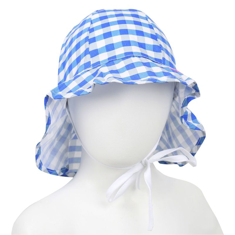 PILLIN - Gorro Bebé Niña Algodón Verano Azul Pillín PILLIN