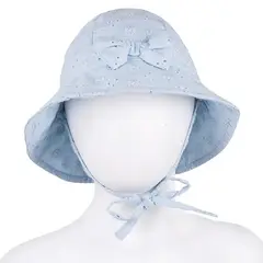 PILLIN - Gorro Bebé Niña Celeste Pillín