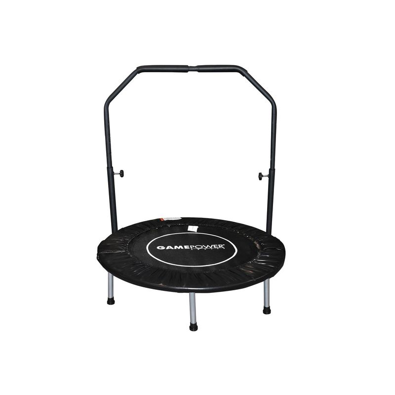 GAME POWER - Mini Trampolín Fitness Con Baranda 92cm GAME POWER