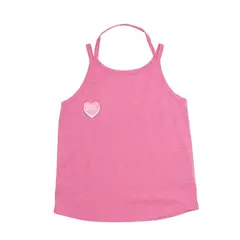 PILLIN - Polera Sin Mangas Algodón Verano Niña Fucsia