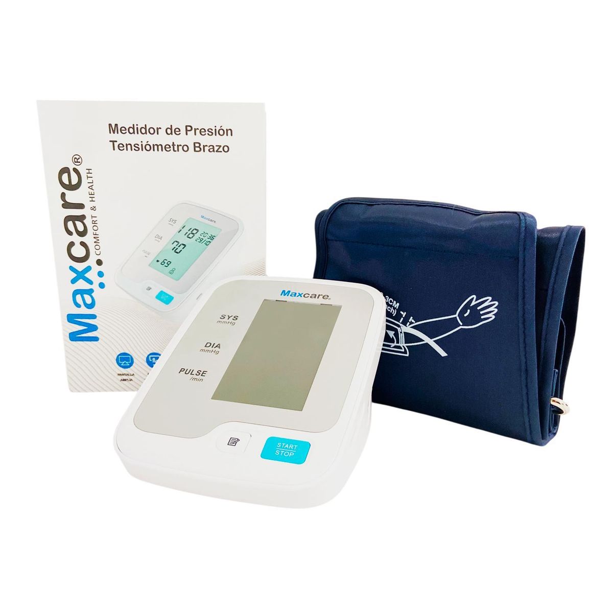 MAXCARE - Medidor De Presión Tensiómetro Brazo Maxcare MAXCARE