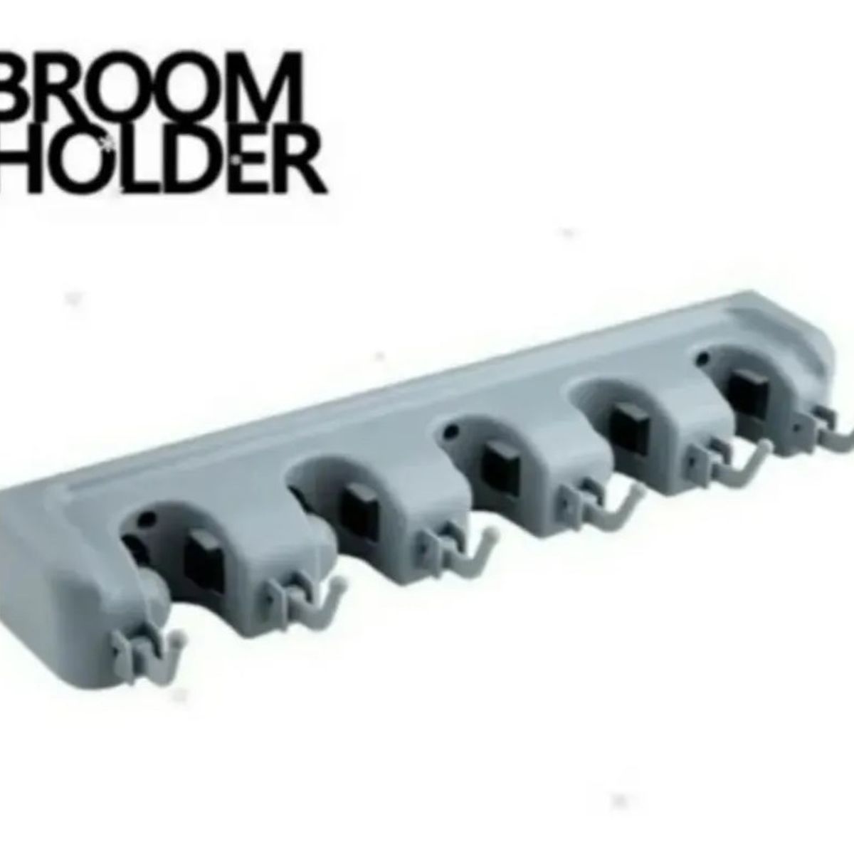 GENERICO - Organizador De Pared Escobas Accesorio Cocina Broom Holder