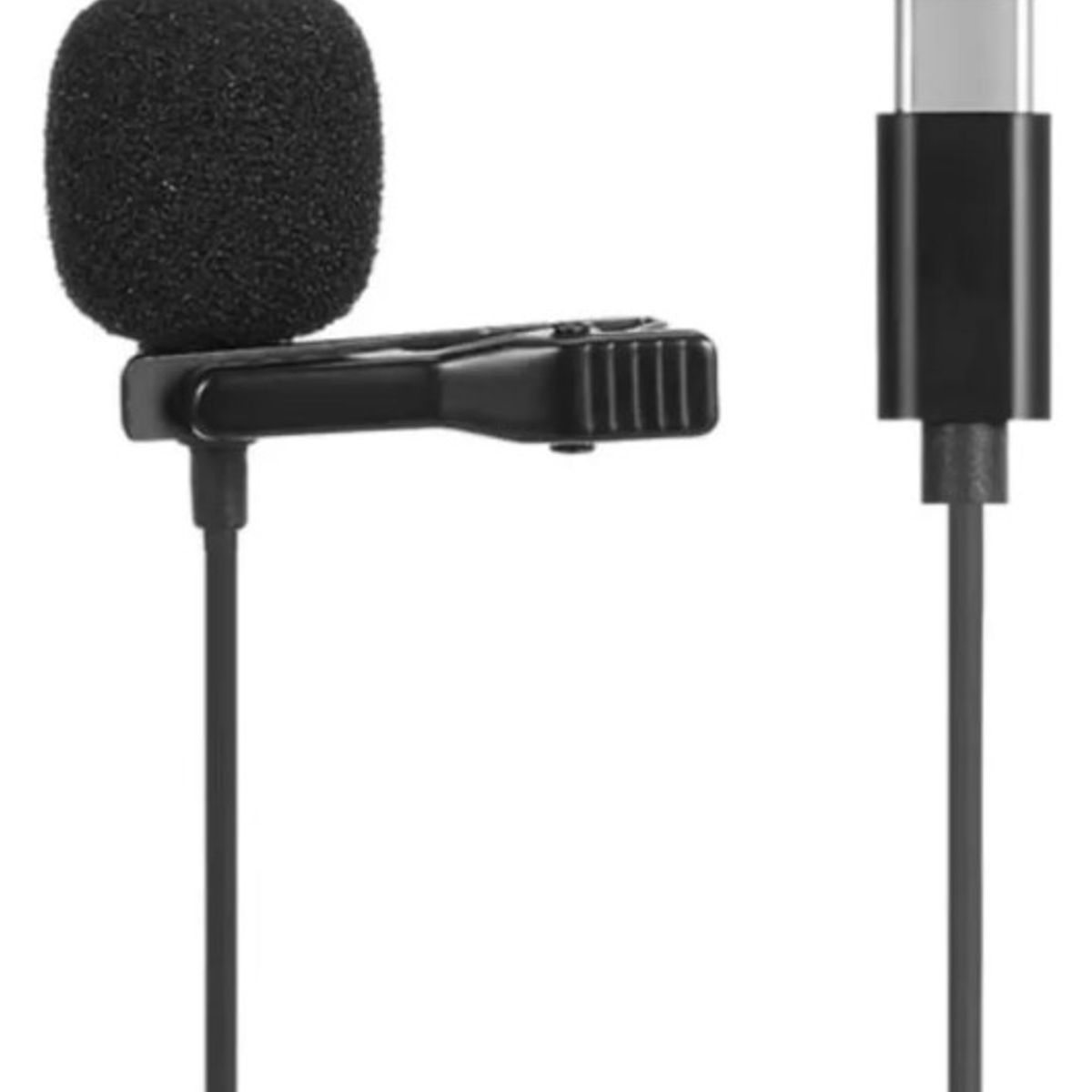 GENERICO - Microfono Lavalier Solapa Telefono Tipo C Con Entrada Fonos