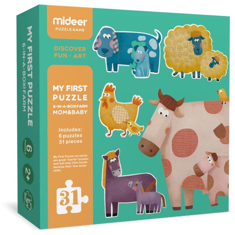 MIDEER - Mi Primer Puzzle madre e hijo