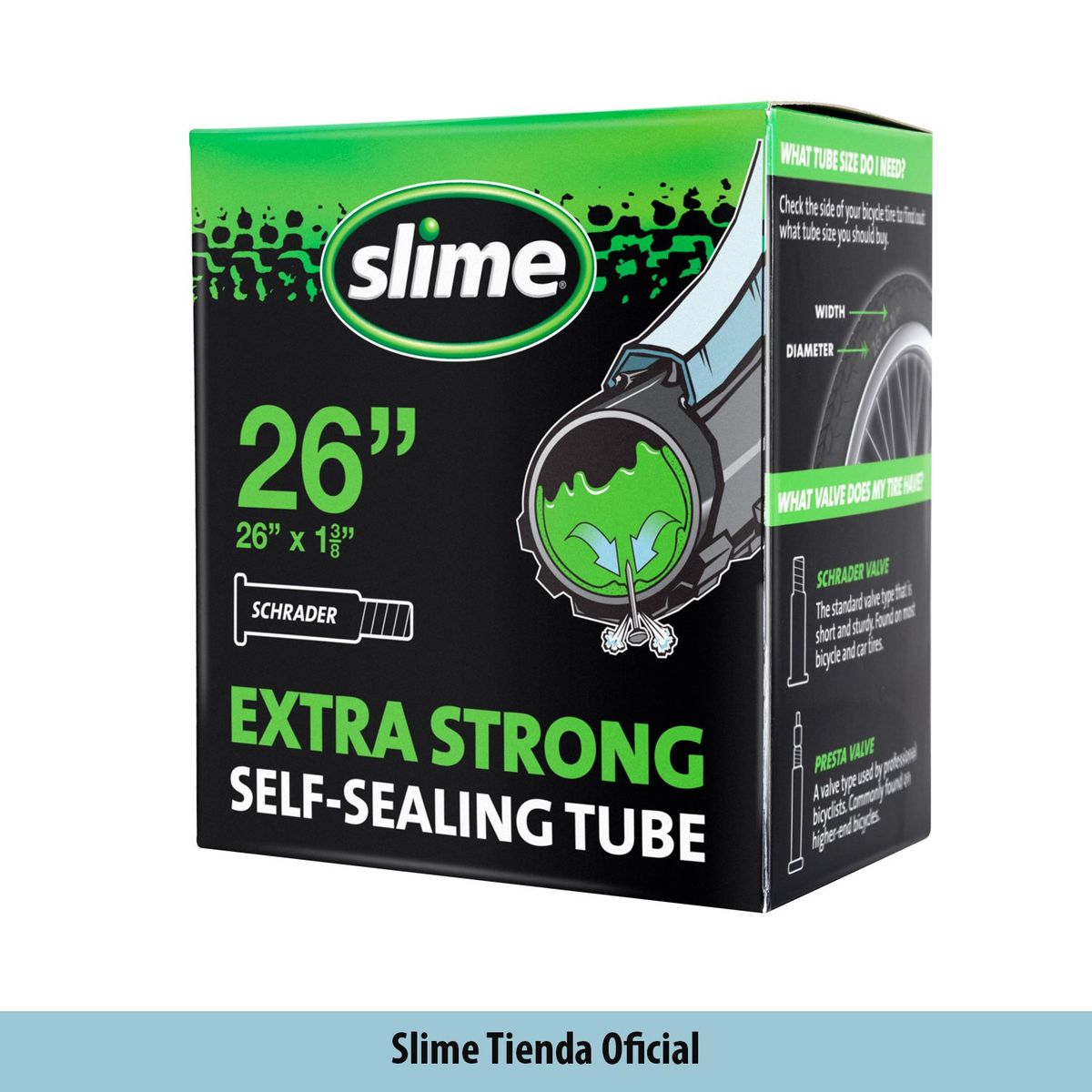 SLIME - Cámara Antipinchazo Aro 26-Calle Slime