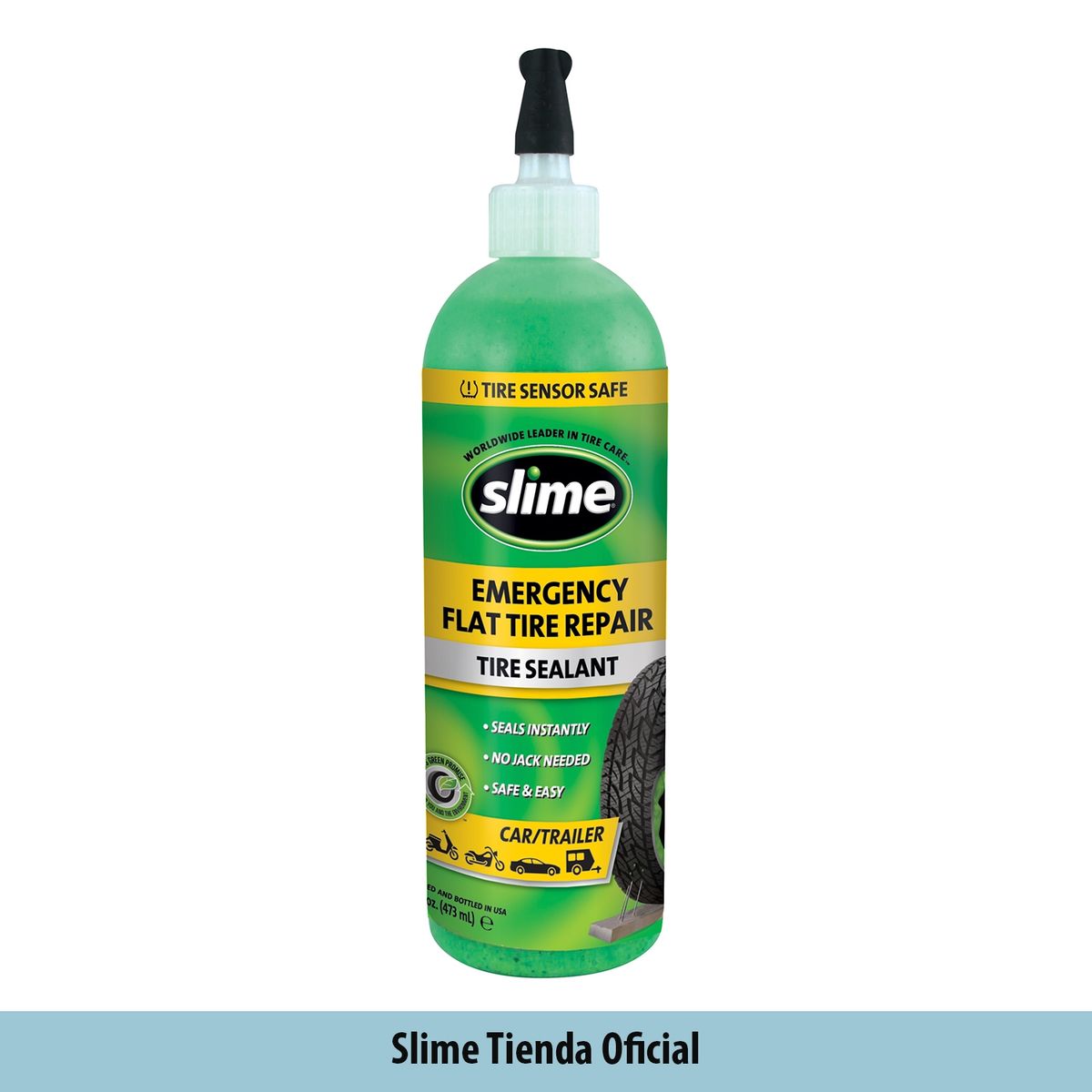 SLIME - Sellador y Reparador Para Neumáticos Sin Cámara Slime