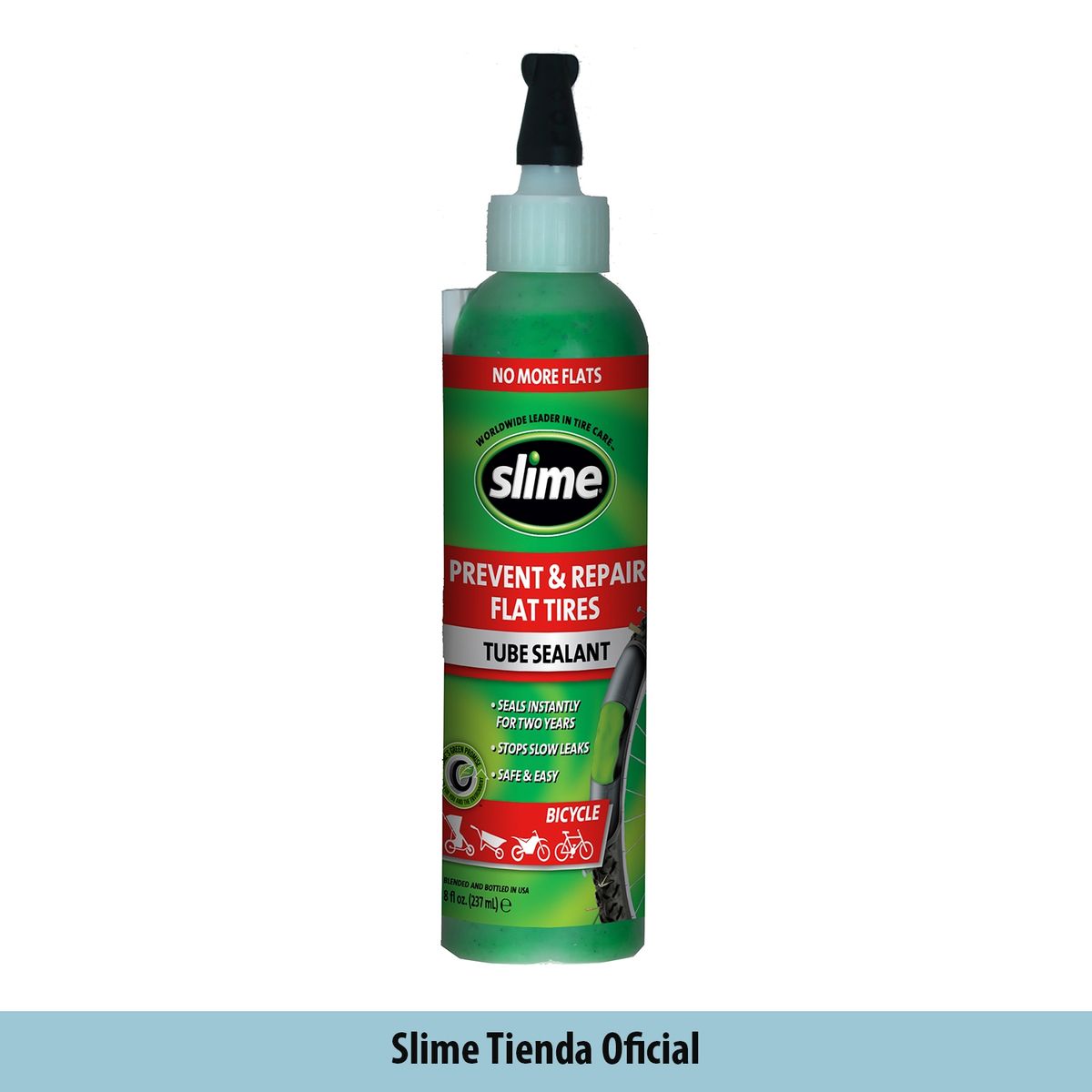 SLIME - Sellador de Neumáticos con Cámara 8oz Slime 