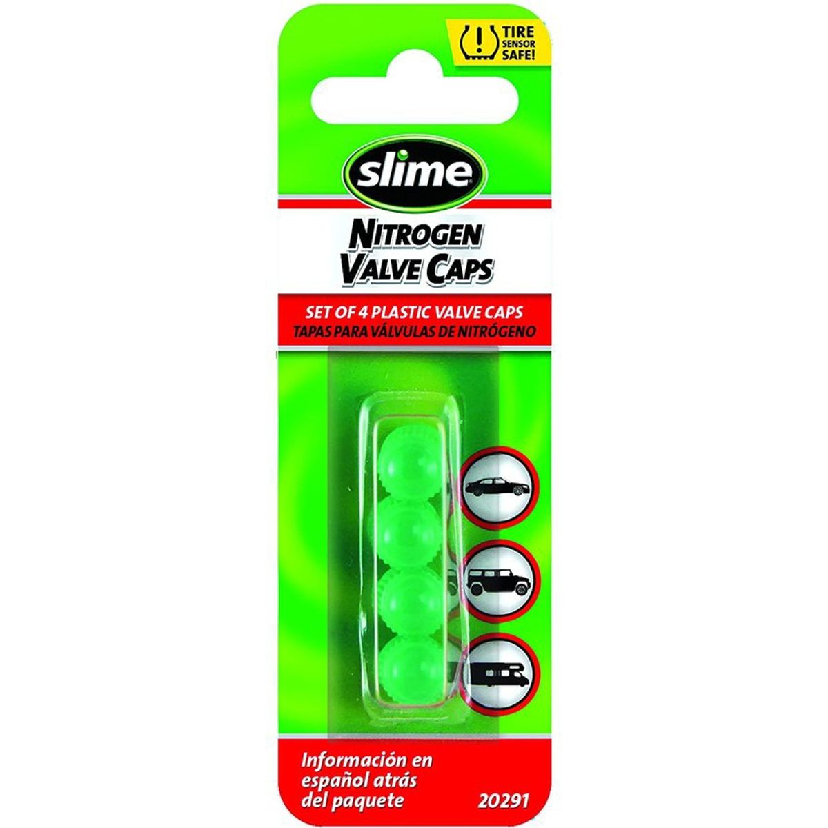 SLIME - Válvula de plástico Verdes Slime