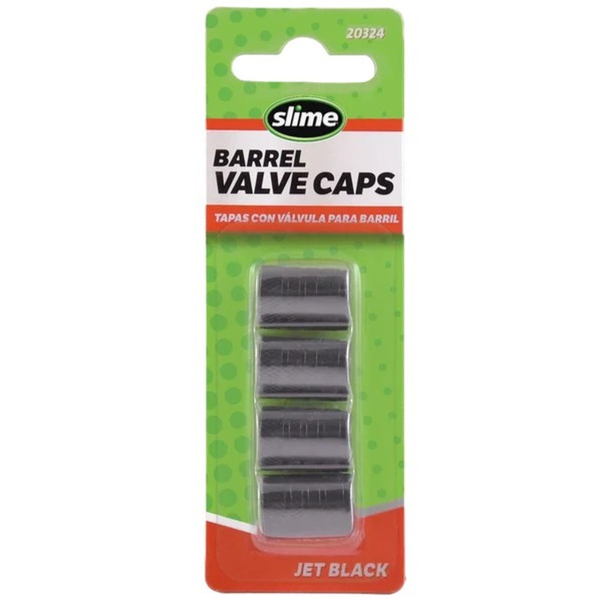 SLIME - Tapas de Válvula Tipo Barril Negro Slime