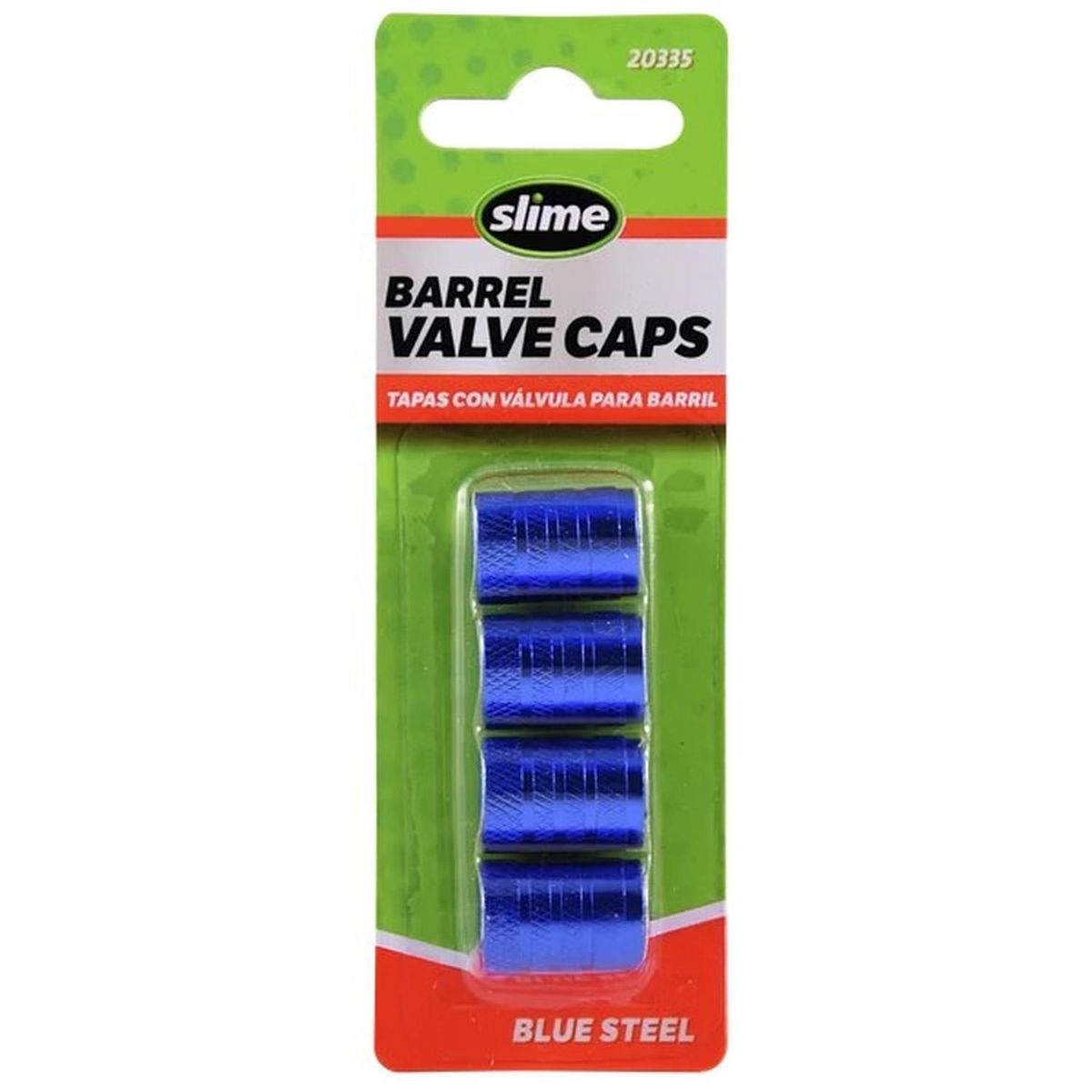SLIME - Tapas de válvula Tipo Barril Azul Slime