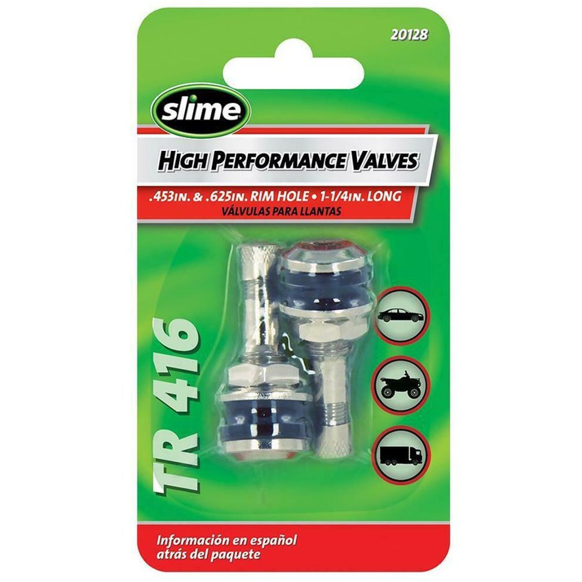 Válvula de neumático de alto rendimiento TR413 Slime, marca SLIME - Foto Principal