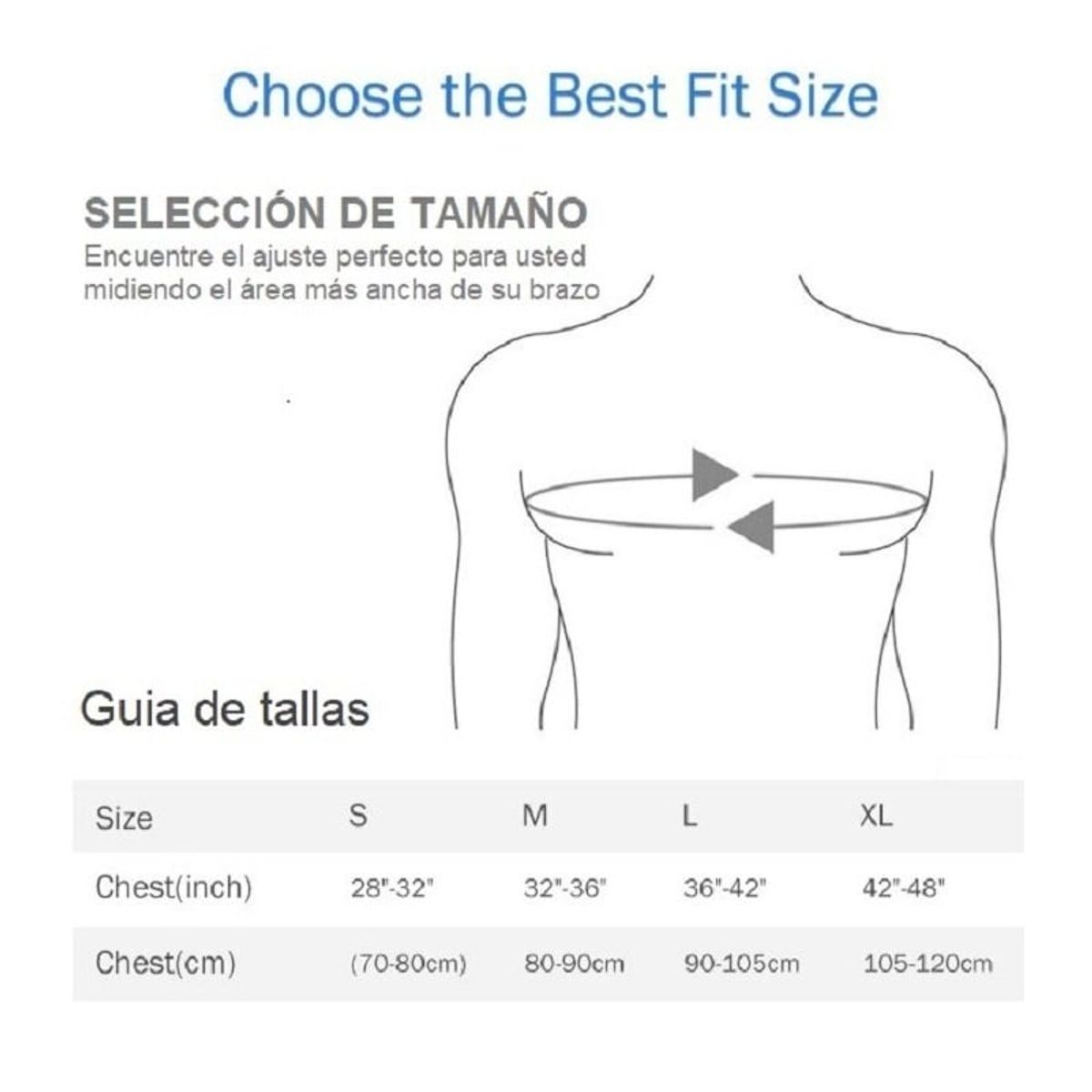 GENERICO - Corrector De Postura Ajustable Talla XL
