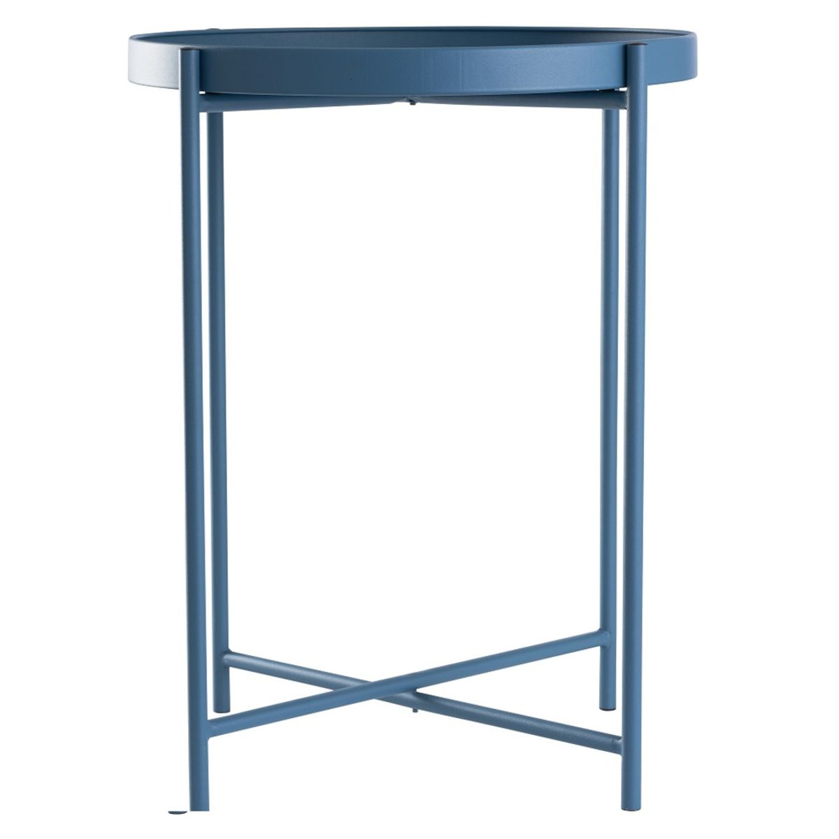 URBAN PRODUCTS - MESA LATERAL AUXILIAR METAL AZUL 38X50CM URBAN PRODUCTS