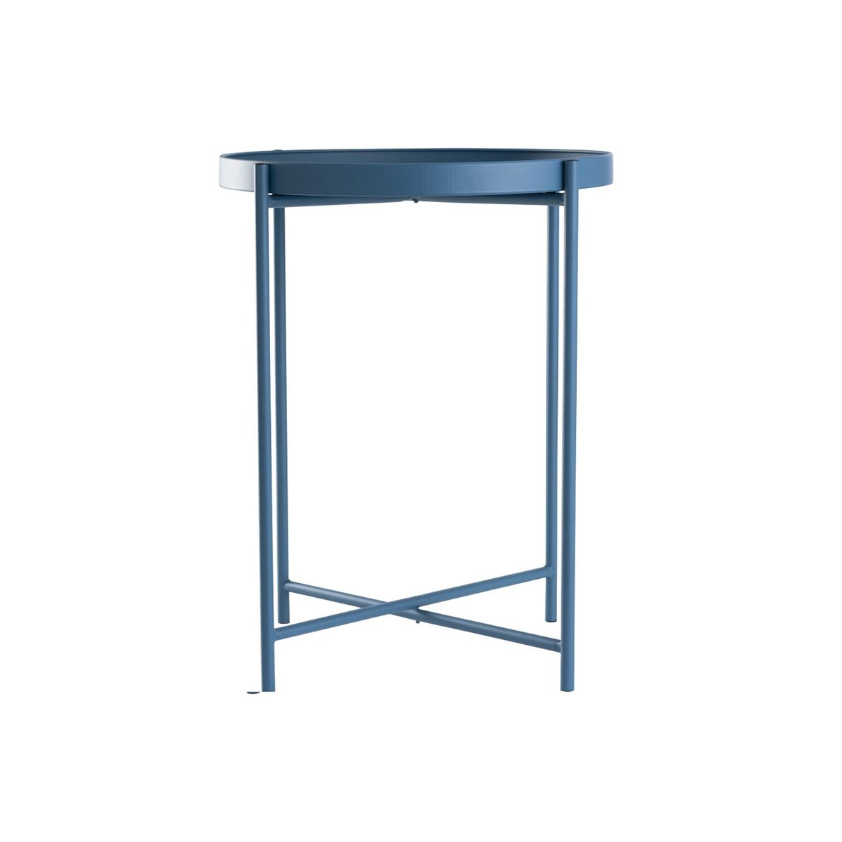 URBAN PRODUCTS - MESA LATERAL AUXILIAR METAL AZUL 38X50CM URBAN PRODUCTS