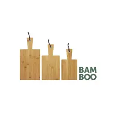 URBAN PRODUCTS - SET 3 TABLAS DE CORTAR BAMBÚ