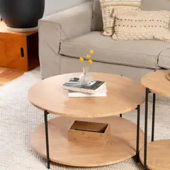 URBAN PRODUCTS - MESA LATERAL AUXILIAR 70X35CM MDF METAL