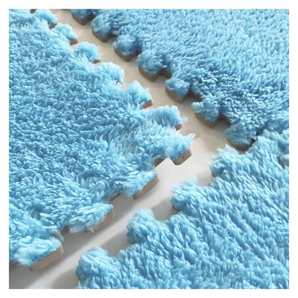 JUEGOS MAGICOS - Set goma eva felpa 9 unidades azul