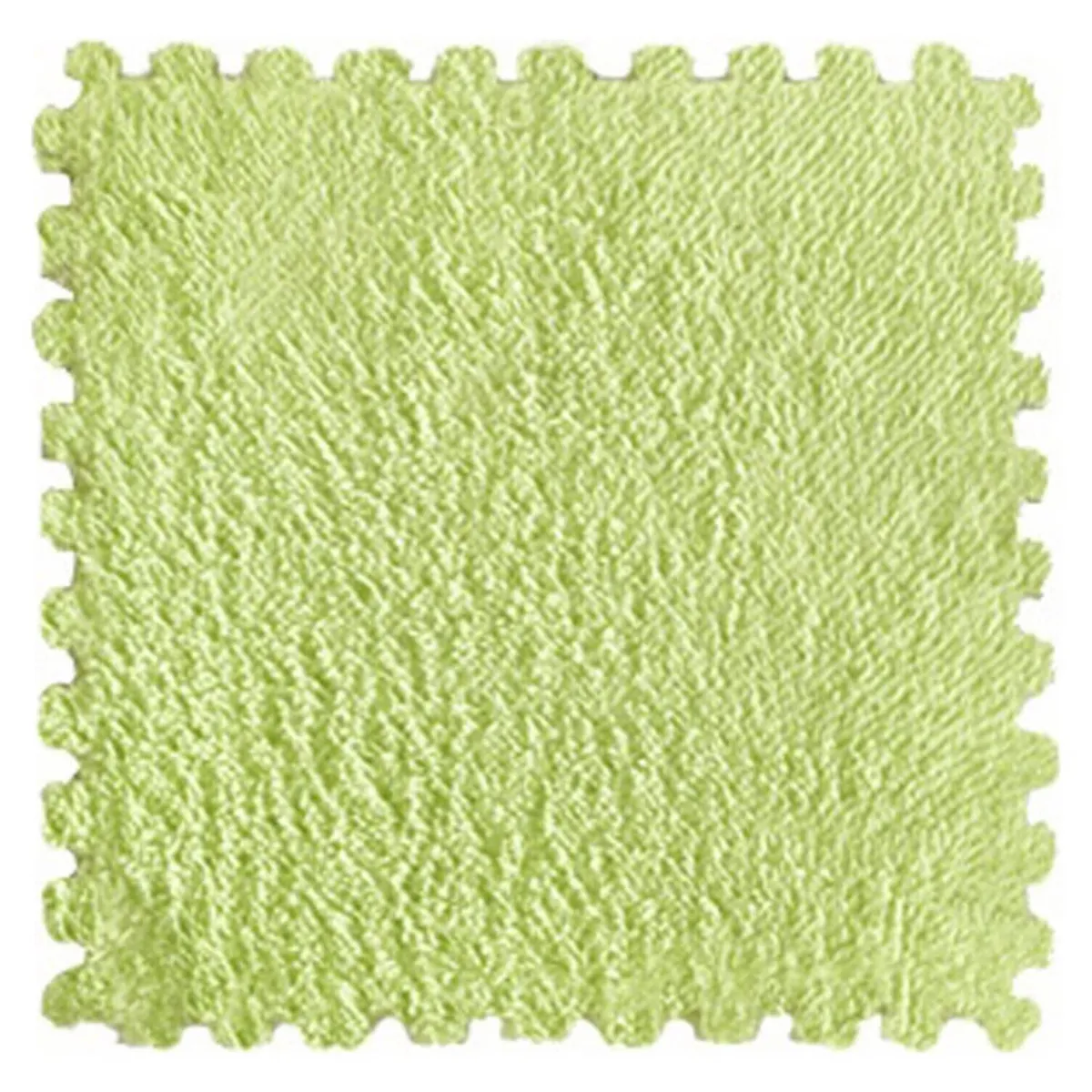 JUEGOS MAGICOS - Set goma eva felpa 9 unidades verde