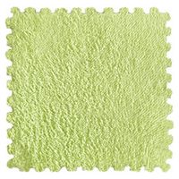 Set goma eva felpa 9 unidades verde