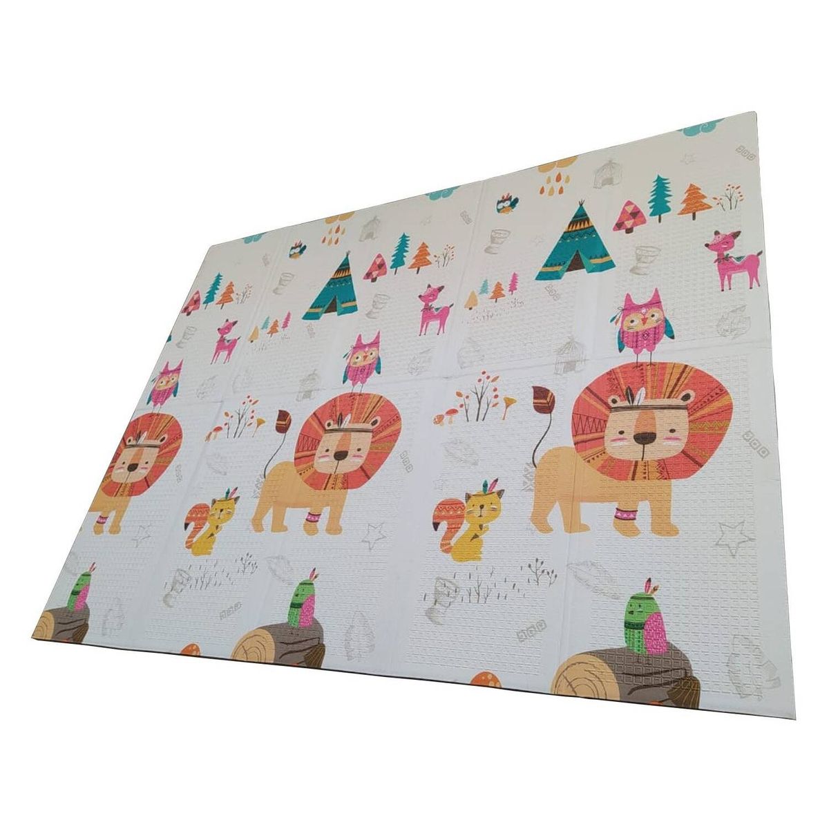 JUEGOS MAGICOS - Alfombra plegable 154x197 zoologico