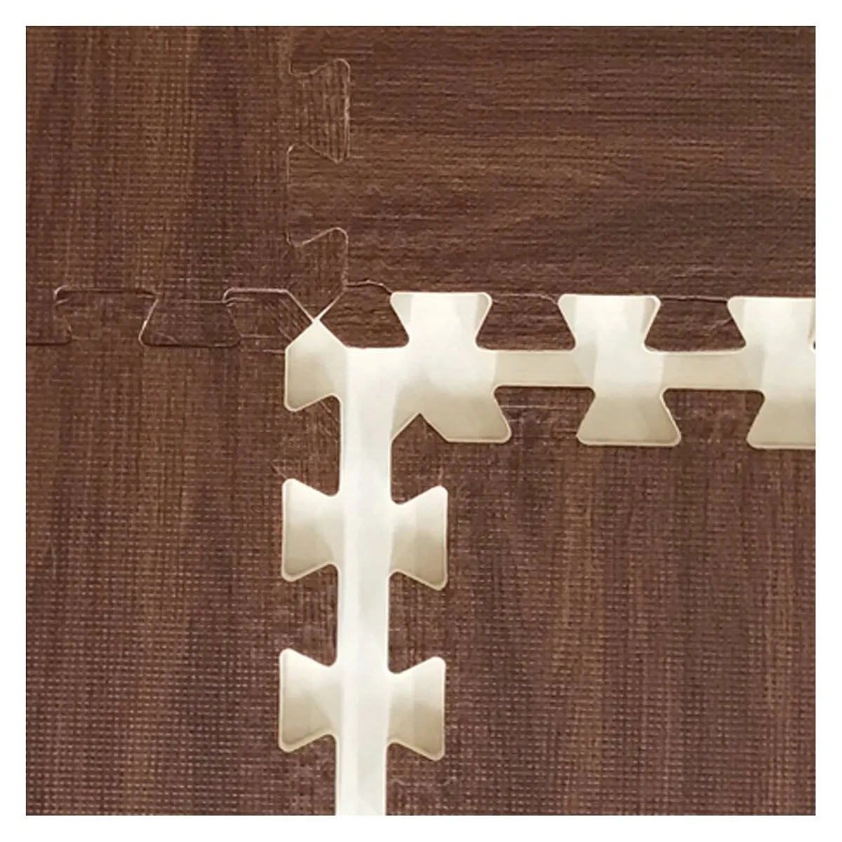 JUEGOS MAGICOS - Set goma eva estilo madera 9 un chocolate