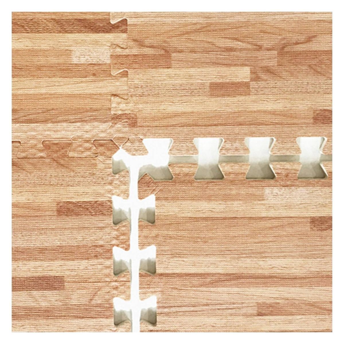 JUEGOS MAGICOS - Set goma eva estilo madera 9 un vainilla