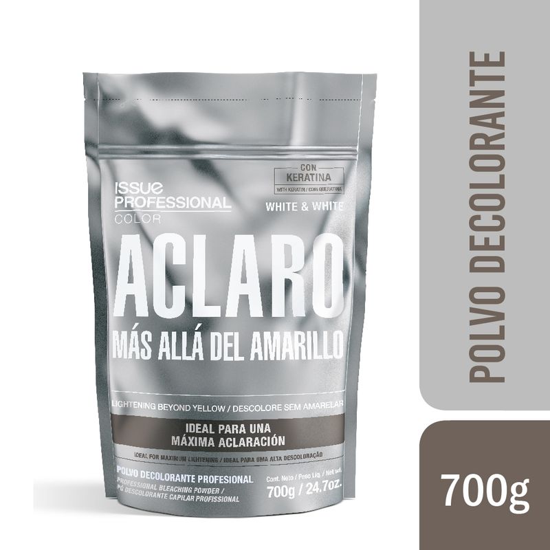 ISSUE - DECOLORANTE PROFESIONAL WHITE & WHITE BOLSA 700 GRAMOS ISSUE