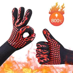 MELISTGO - Par Guante Parrillero Horno o Parrilla