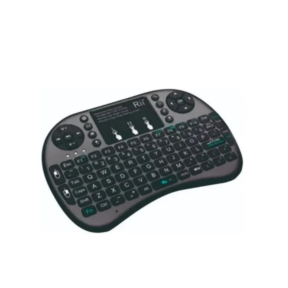 GENERICO - Mini Teclado Inalámbrico Con Iluminación Led Mouse Touchpad