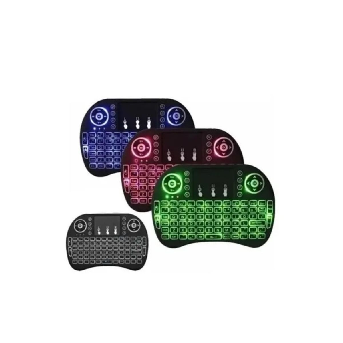 GENERICO - Mini Teclado Inalámbrico Con Iluminación Led Mouse Touchpad