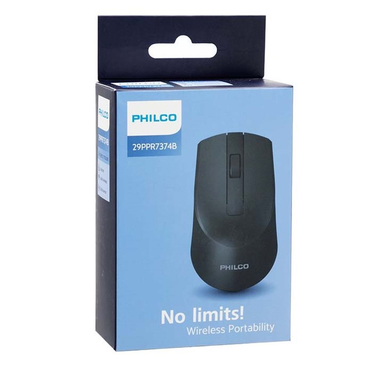 PHILCO - Mouse Inalambrico Philco Negro 7374