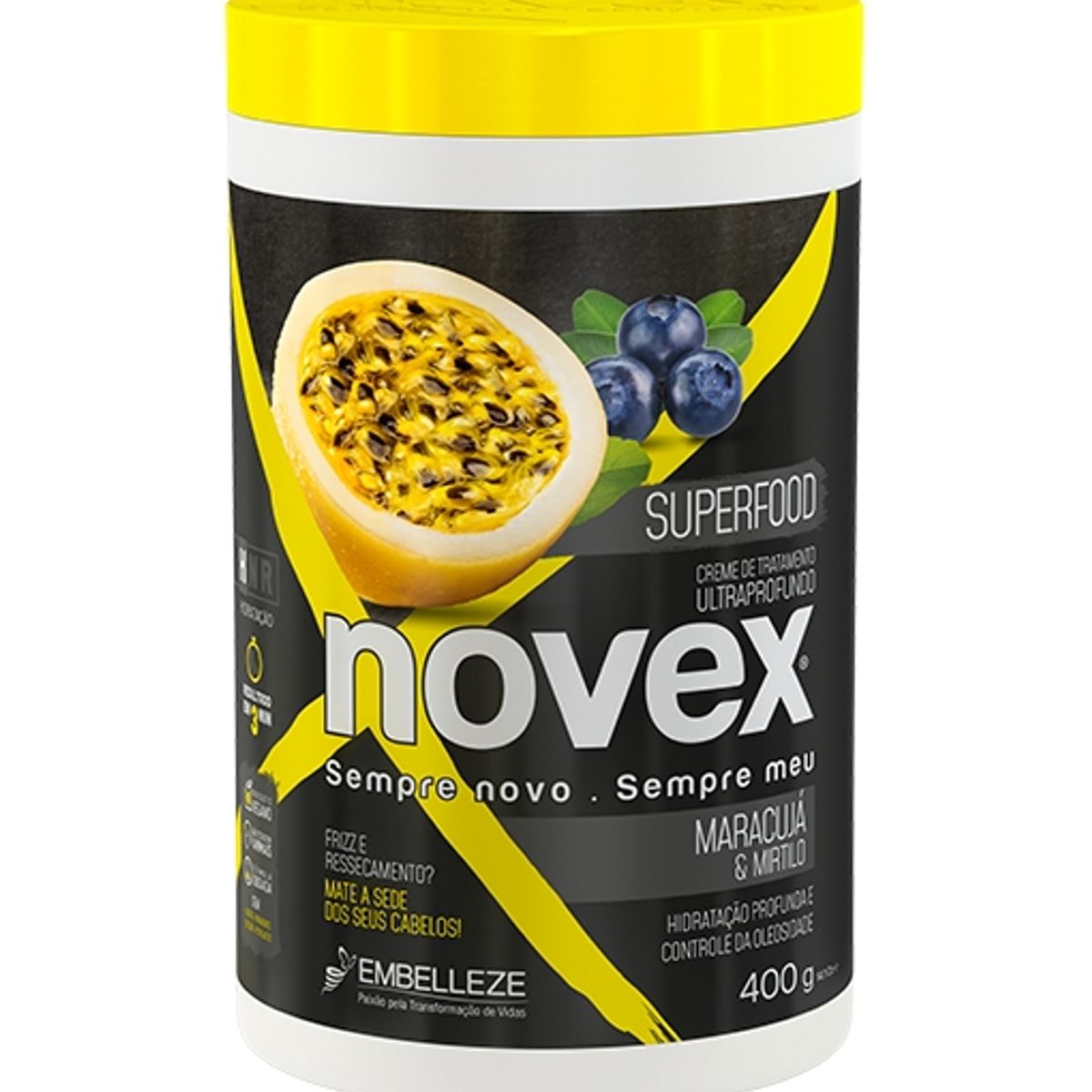 NOVEX - Tratamiento Novex Maracuyá Y Arándano 400gr
