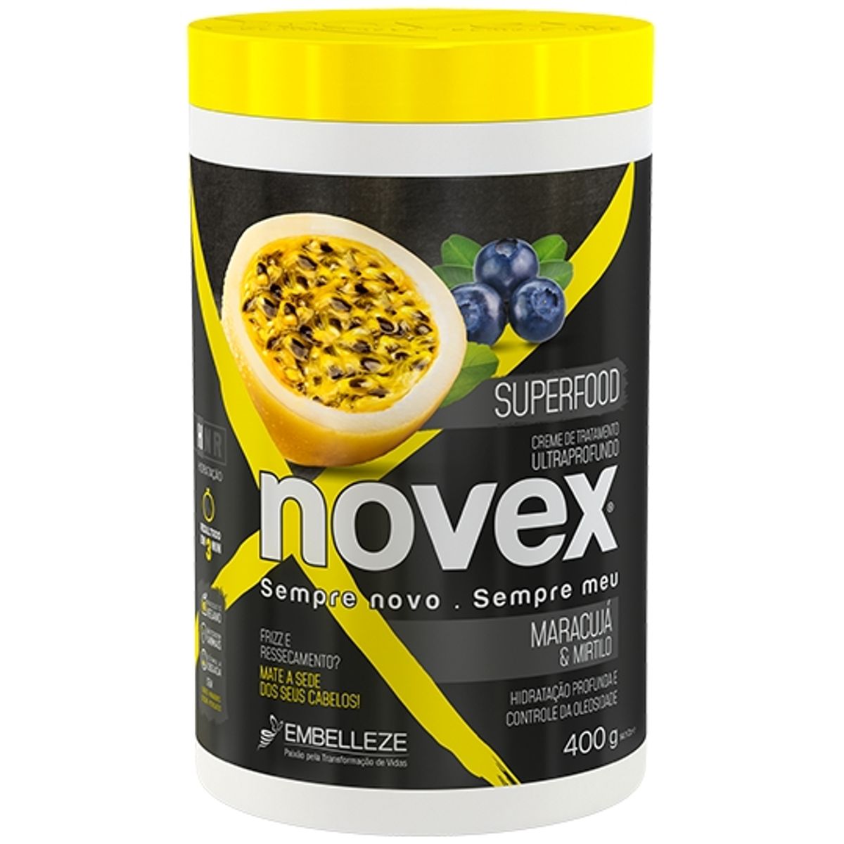NOVEX - Tratamiento Novex Maracuyá Y Arándano 400gr