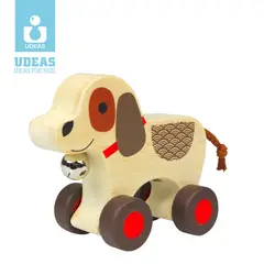 UDEAS - Perrito con Sonajero de Bambú