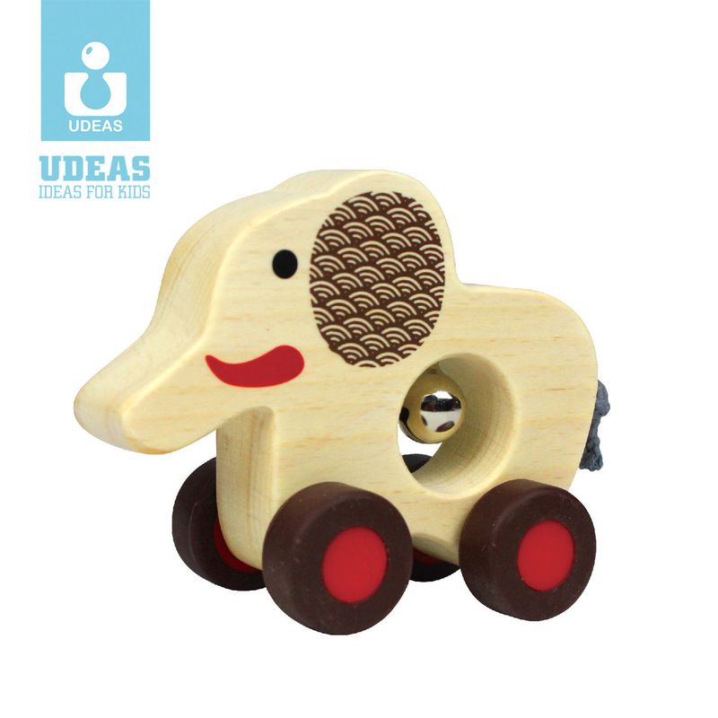 UDEAS - Elefantito con Sonajero de Bambú